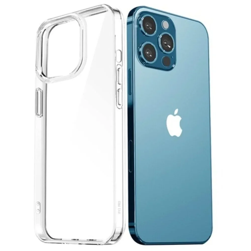 iPhone 13 Pro Crystal Clear Case Bundle - Includes 2x Tempered‎ Glass Protectors